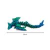 3D Printed Flying Dragon Articulated Dragon Western Style Joint Movable Dragon Model Home Desktop Craft Ornament