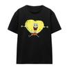 SpongeBob SquarePants Unisex Adult Heart-Shaped Sponge Valentine`s Day T-Shirt