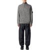 Stone Island Ribbed Stand Collar Loose Fit Long Sleeve Knit Sweater Men sweater L1S155100026S0N11-V0M29