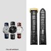 18mm  20mm 22mm Genuine Leather Watch Strap For Omega Watch Speed Seamaster Deployant Clasp Black Brown Watchband Bracelet
