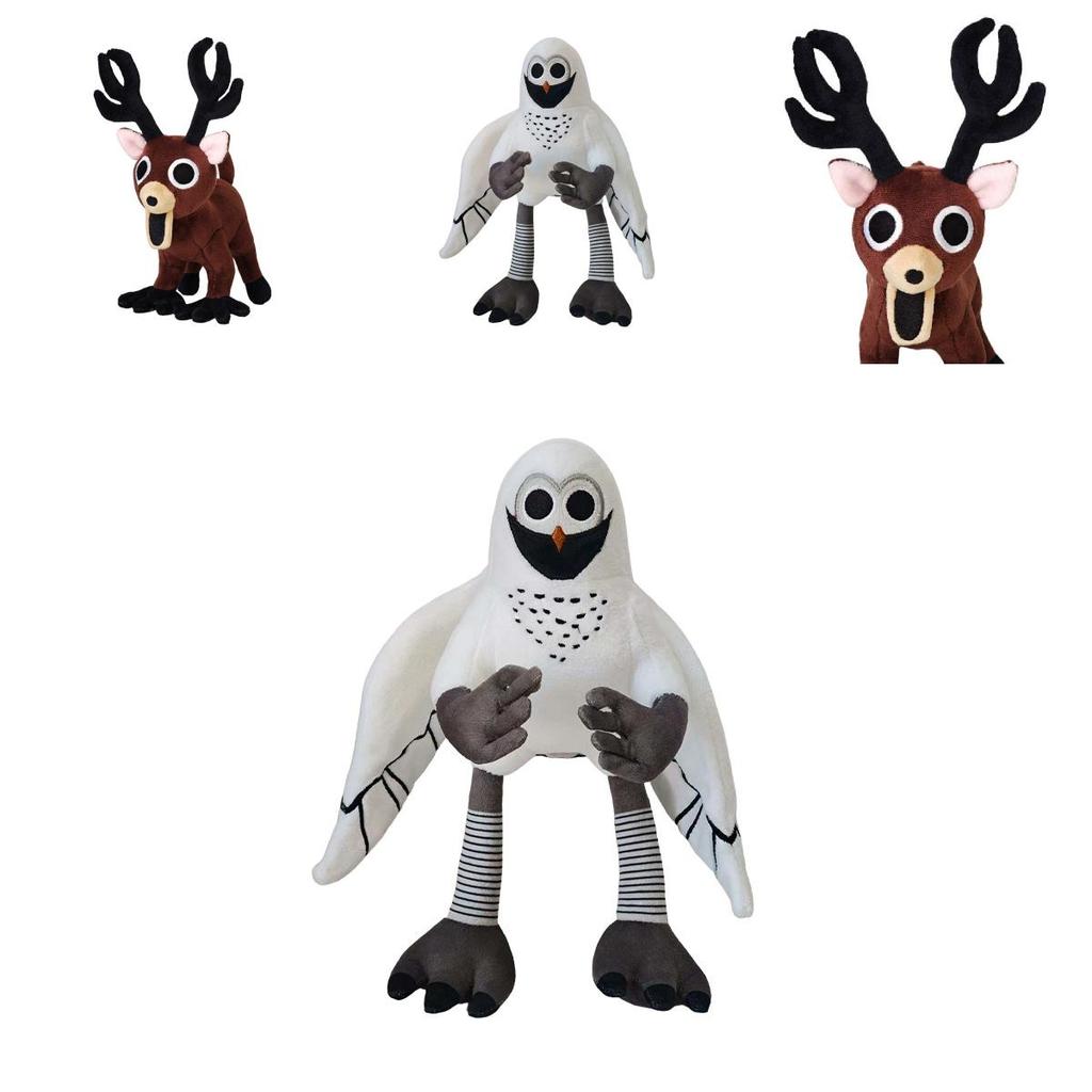 Плюшевая кукла Elk Owl 99nights Terror Game для коллекционеров, подарок и декор в стиле хоррор