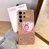 Мультяшный Розовый Пиксельный K-Kirbys-KK Чехол для Телефона для Samsung S25,S24,S21,S22,S23,S30,Ultra,S20,Plus,Fe,Note,10,9,5G Прозрачная Крышка