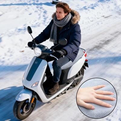 Чехол на сиденье скутера Плюшевый теплый чехол для мотоцикла Дышащая теплая подушка для квадроцикла Мопеда Скутера Приключения На открытом воздухе Снег Холод