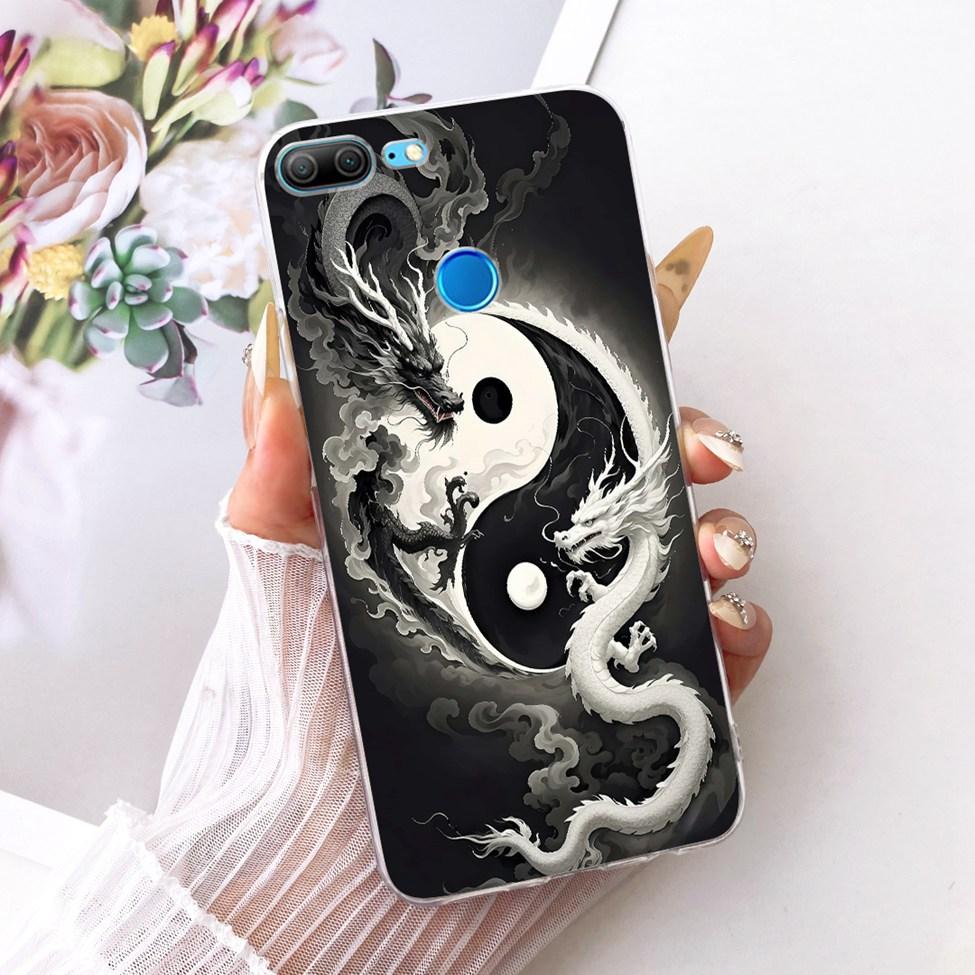 Transparent For Honor 9Lite LLD-L11 LLD-L21 Casing For Honor 9 Lite Case Cover Luxury Fashion Butterfly Funny Cute Painted