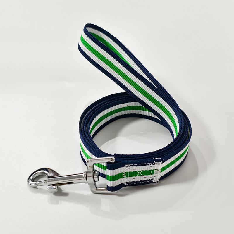 Pet polyester leash network yarn dog leash Golden Retriever Labrador medium and large dog out walking dog leash