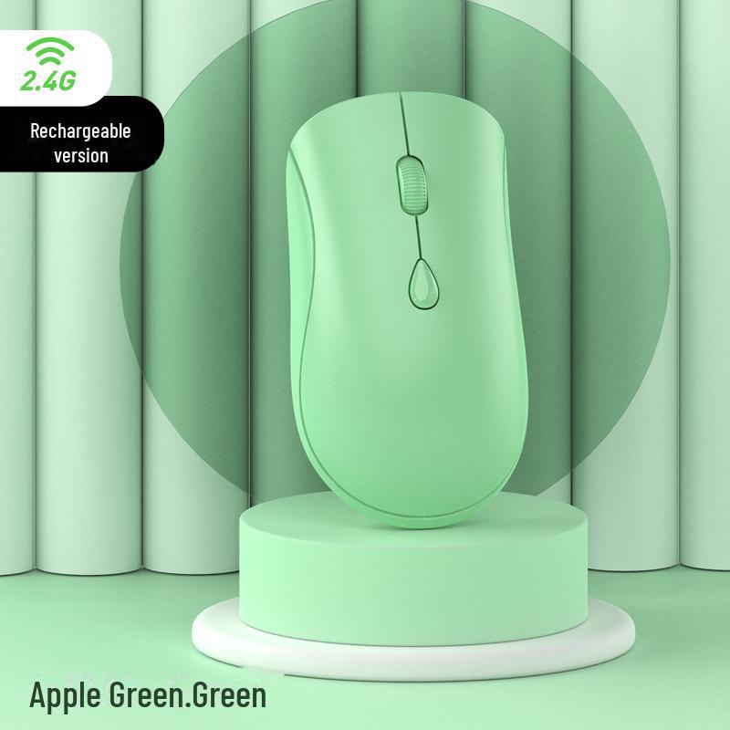 Беспроводная двухрежимная бесшумная мышь Spot Wireless 2.4G Bluetooth для ноутбука, настольного компьютера и телевизора
