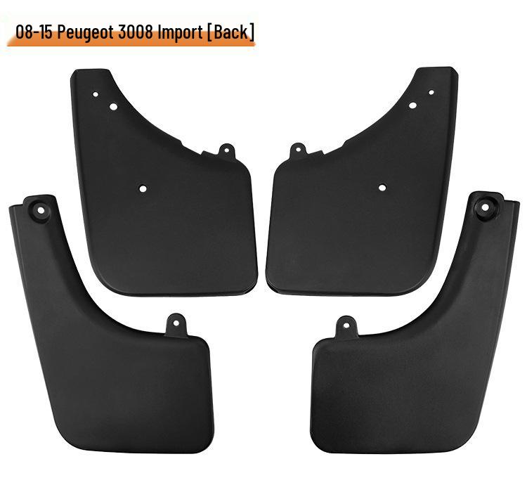Брызговики для шин Peugeot 3008 (2008-2015 гг.) - Натуральная кожа