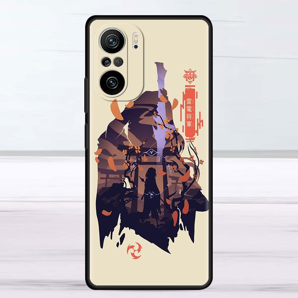 Милый чехол с рисунком аниме Genshin Impact для Xiaomi Redmi Note 11 10 9S 9 K40 Pro 7 8 9A 9C 8T 9T 10C 10Pro, силиконовый чехол для телефона