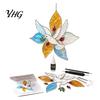 Complete Glass Assembly Set Christian Suncatcher DIY Kit, Stained Style Religious Sun Catcher, Relaxing Handcraft Gifts Iridescent Hanging Ornament