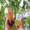 1 шт. Пластиковая бутылка для напитка молочный чай на вынос, кофейный молочный чай, барные принадлежности, банки Мейсона, контейнеры для хранения напитков для вечеринки с едой