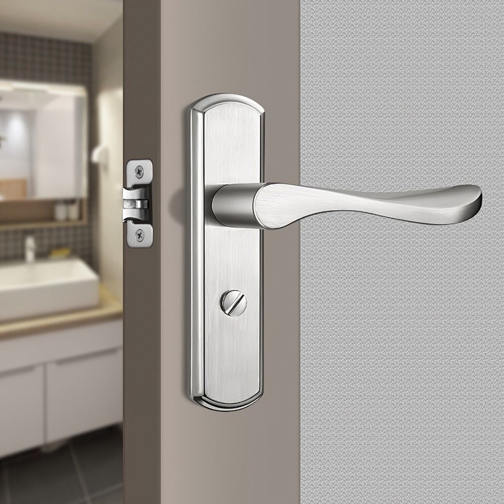 Reinforced Security Door Protector Solid Iron Construction Door Lock Plate Home Security