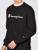 SWEATSHIRT Long Script Logo Crew Neck M [Champion] (Old Model) Sweatshirt, Sleeve, Print, Sweatshirt, Basic, Men's, Black,