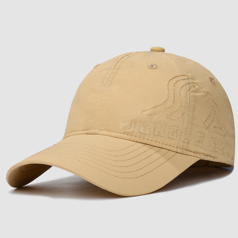 Jungle Baseball Bill Cap Quickdry Waterproof Side Gilded Adjustable Stitching