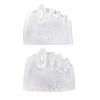 1 Pair Silicone Toe Separators for Women Supportive Toe Spacers for Overlapping Toes Foot Corrector Forefoot Pad for Plantar Pain Relief