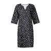 Women's Summer Vintage Print V-Neck Half Sleeve Dress Dresses