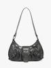 2024 Spring Retro Y2K Wasteland Style Two-Tone Leather Shoulder Bag
