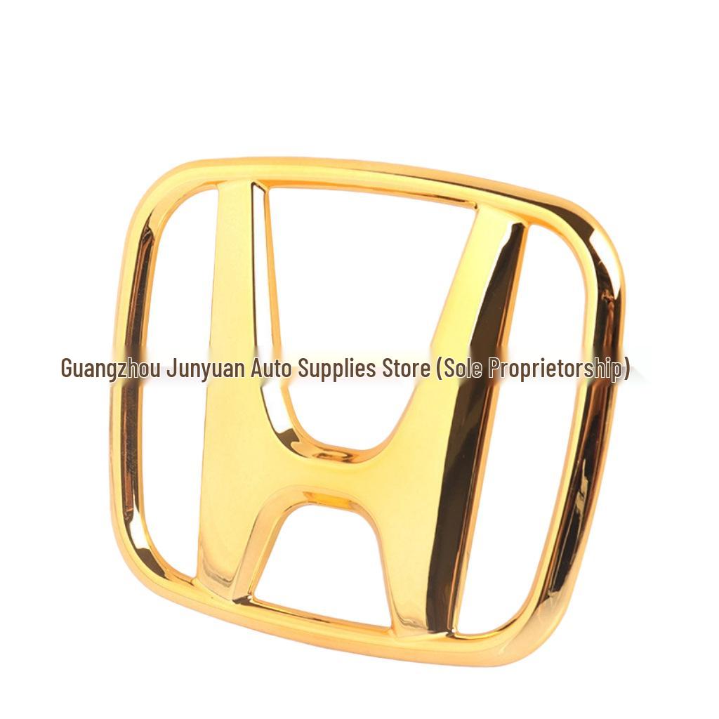 Наклейки-эмблемы на руль Honda (передняя и задняя) для Accord, CRV, Odyssey, Fit, Civic и других.