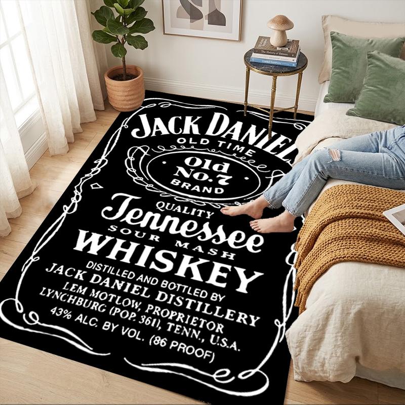 Коврик Jack Daniel'S Нескользящий Ковер Мягкий Ковер Для Спальни Игровой Комнаты Дивана Офиса Домашний Декор Придверный Коврик Рождественский Подарок C926368
