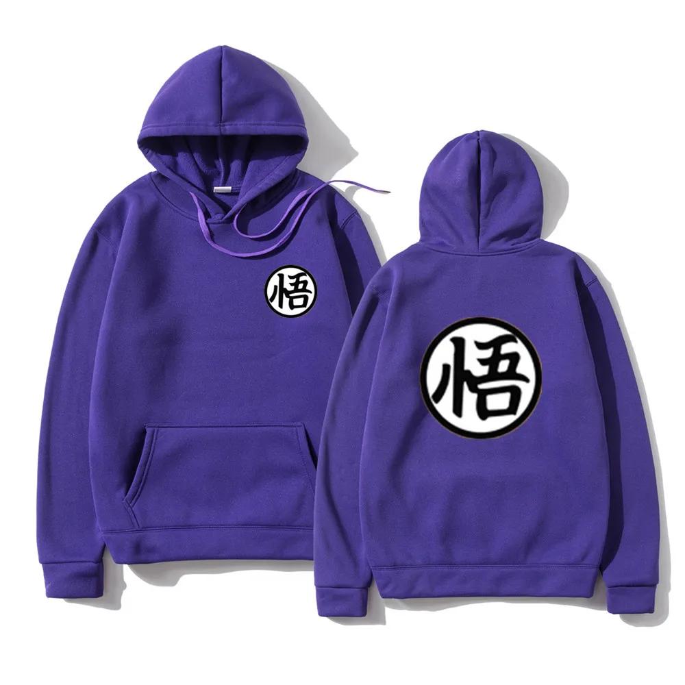 2024 New Japanese Anime Men Woman Hooded Sweatshirt Multiple Colour Cute Cartoon Goku Print Harajuku Hoodie Sweatshirt Poleron Hombre