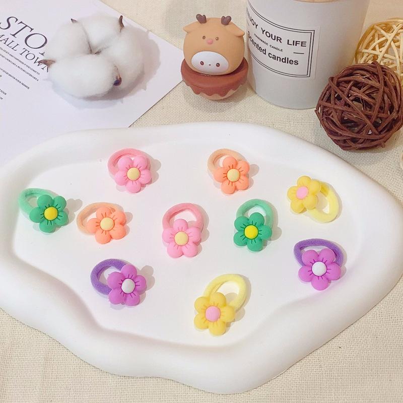 Highly Elastic Children's Rubber Bands, Gentle On Hair with Cute Cartoon Animals, Thumb Rings, and Hairbands.