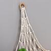 Handmade Cotton Rope Triangular Toy Net Bag - Children's Toy Storage and Decorative Hanging Pocket