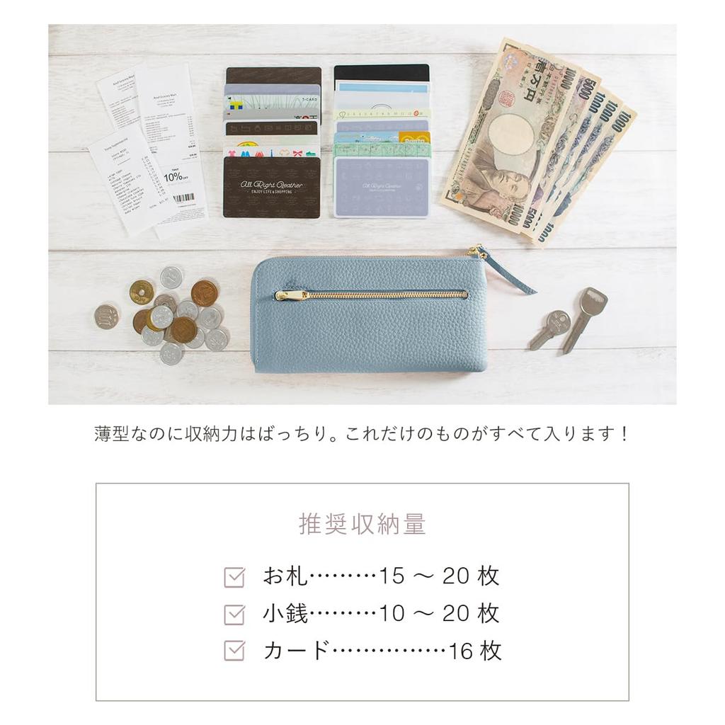 RafiCaro Long Genuine Large 20 Card Exterior Coin Silver Женский L-образный кошелек, Кожа, Вместимость, Слоты, Карман, Кошелек, Тонкий, Легкий,