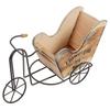Retrospec Bikes Garden Decor Wooden Flower Pot Nursery Plant Pot Tabletop Decor Bike Planter Bonsai Pot
