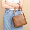 Casual Genuine Leather Women's Bag Simple Solid Color Versatile Soft Cowhide Shoulder & Crossbody Bags