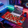 Custom Name Personalized Manchester Football F.C Pattern Mousepad, Laptop PC Desk Mat, Decorative Desk Mat for Home Keyboard Pad Gift
