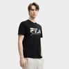 New FILA HERITAGE T Shirt Unisex Jet Black F11M528105FBK