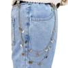 Rivet Gothic Waist Belt Jeans Chain Hip-Hop Pants Keychains Multi-Layer Butterfly Tassel