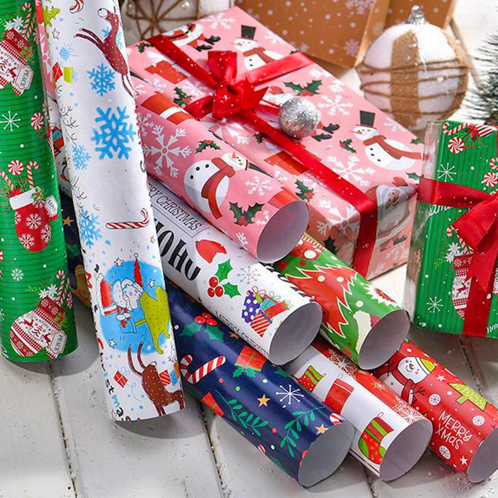 Рождественская упаковочная бумага - Рождественские украшения | Рождественские подарочные пакеты | Рождественская папиросная бумага - Рождественские подарки для детей, мужчин и женщин 27x20 дюймов