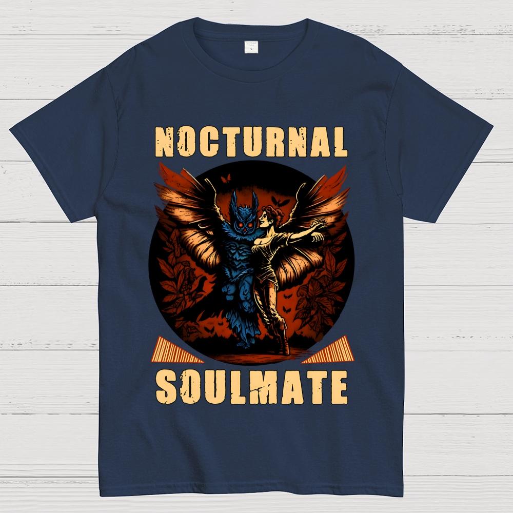 Mothman nocturnal soulmate Unisex 100% Cotton Summer Casual Cool Loose T-Shirt