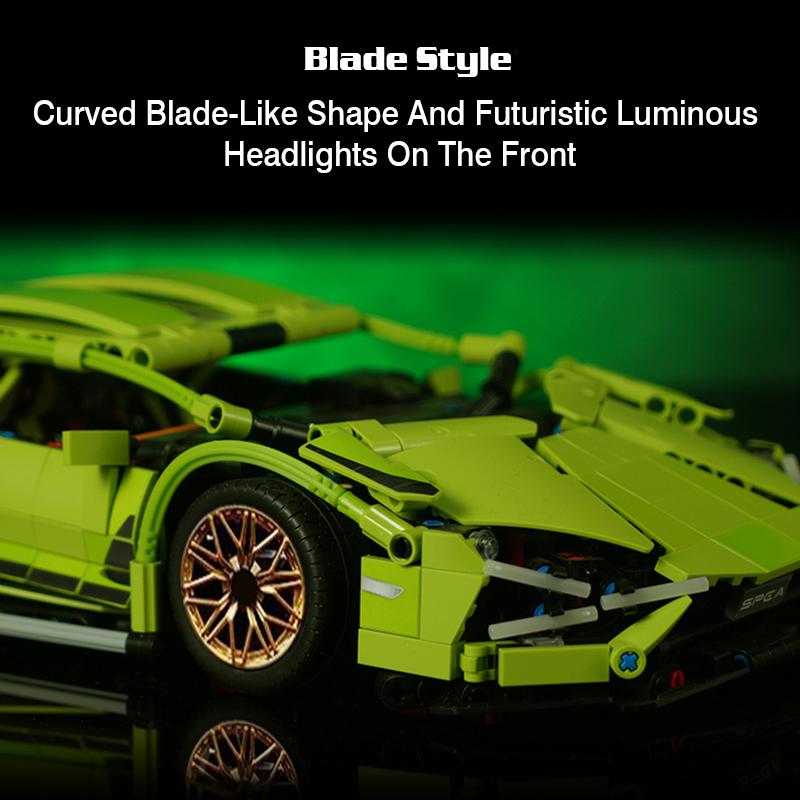 Технические строительные блоки Статическая модель гоночного автомобиля или версия электрического радиоуправляемого автомобиля с дистанционным управлением Дополнительные строительные игрушки для