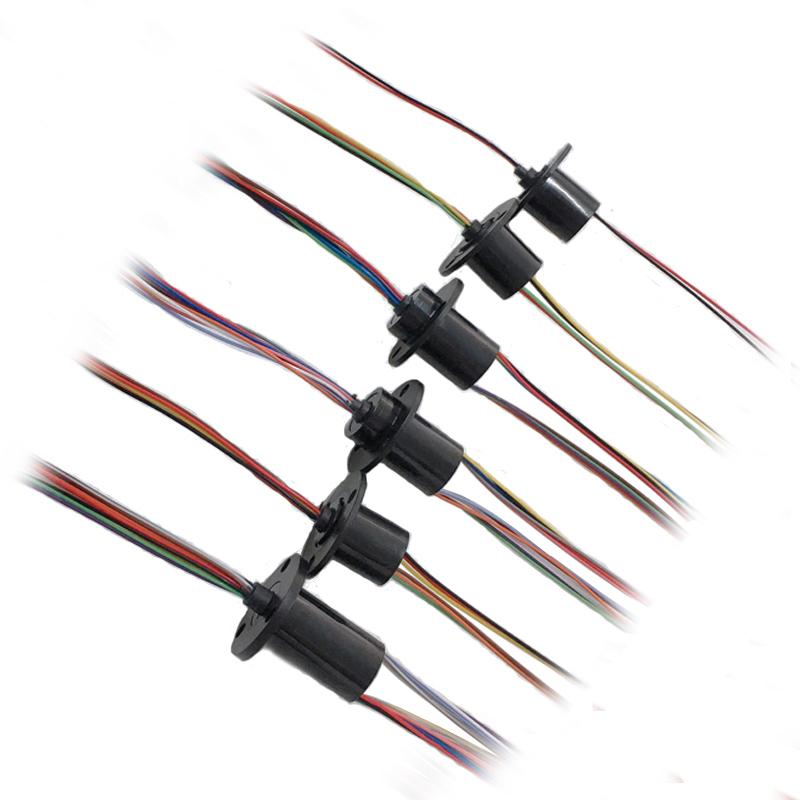 2/4/6/8/12/18 Channel Micro Rotate Slip Ring 2A Diameter 12.5mm for RC Excavator Model DIY PTZ Gimbal Electric Collector Rings