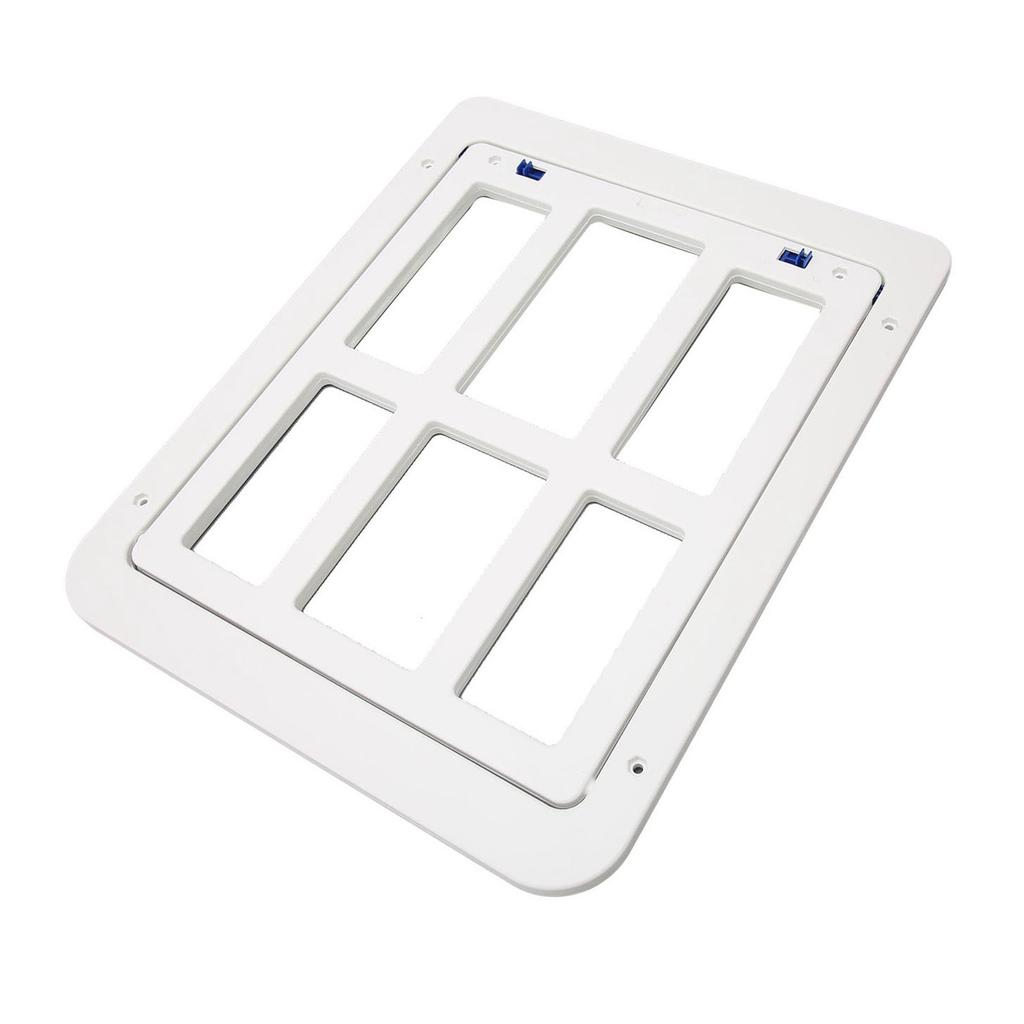 Дверца для защиты от собак, запираемая дверца для защиты от домашних животных, двойная магнитная застежка, прочная дверца для собак