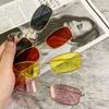 1 Small Rectangular Sunglasses for Women, Retro Small Frame Glasses, Square Sunglasses for Men, Unisex Glasses for Women