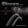 SCHWALBE [Genuine] Schwalbe One Tubeless Easy Type [Road Tire/All-Round] 700x28C Black