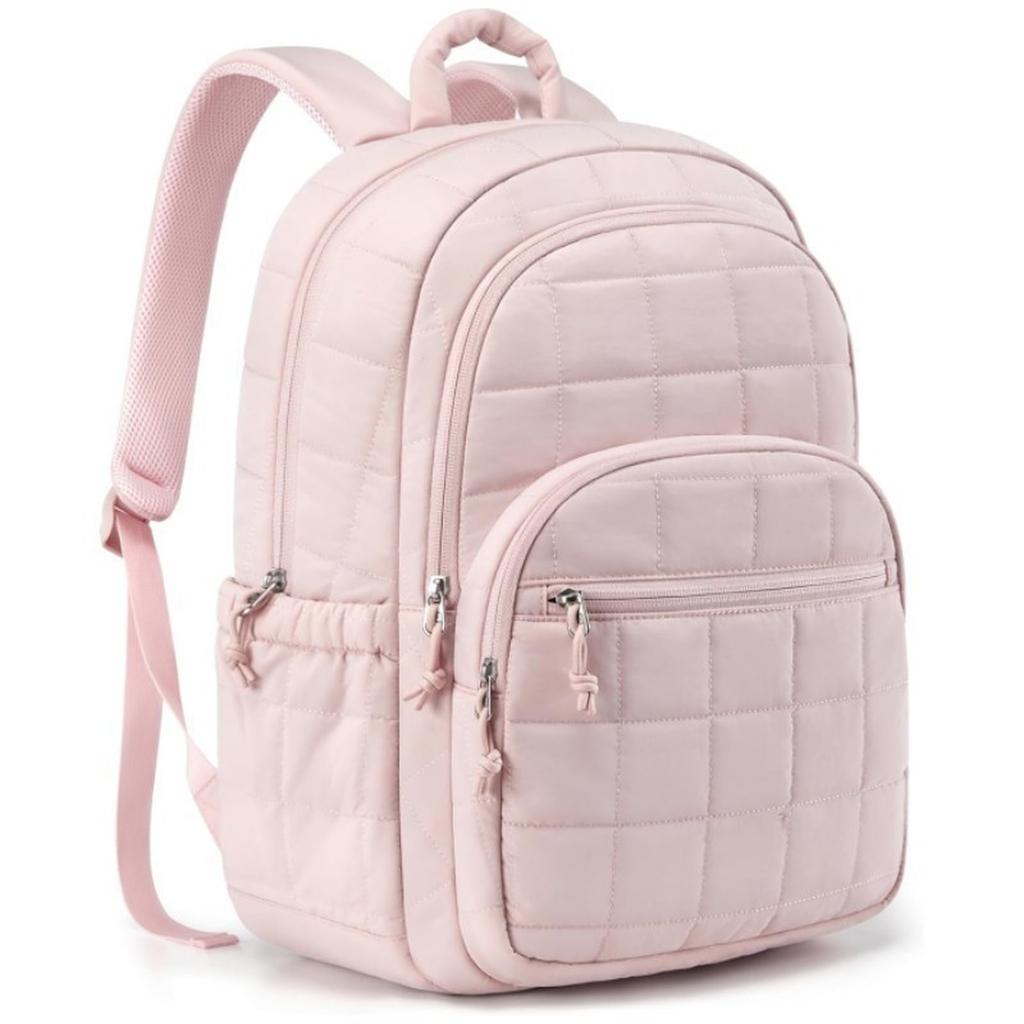 College Backpack Quilted Casual Daypack School Backpack for Teens Girls Women Students