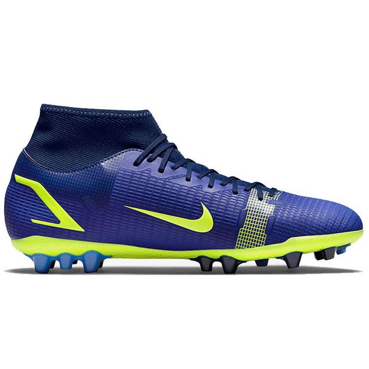 Nike Футбольные бутсы Mercurial Superfly 8 Academy AG Мужские кроссовки Синие CV0842-474