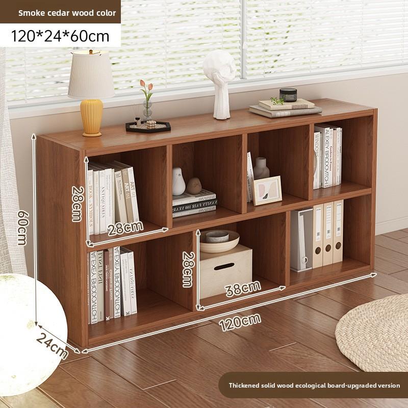 Bookshelf Bookcase Floor Shelf Home Living Room Study Combination Locker Bedroom Low Cabinet