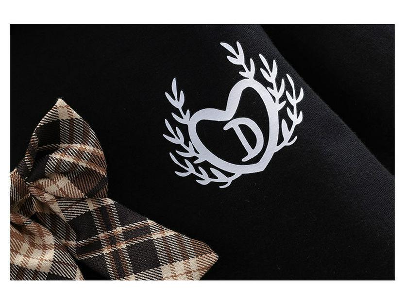 Костюм для школьной формы с юбкой в клетку на весну/осень для девочек - шикарный повседневный комплект из двух предметов в стиле JK