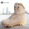 Winter Autumn Men Boots Quality Special Force Tactical Desert Combat Ankle Boats Work Shoes Leather Snow Boots