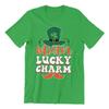 IRISH ST Patricks Day T-Shirt - Mister Lucky Charm Ireland Mens Qrganic Clothes
