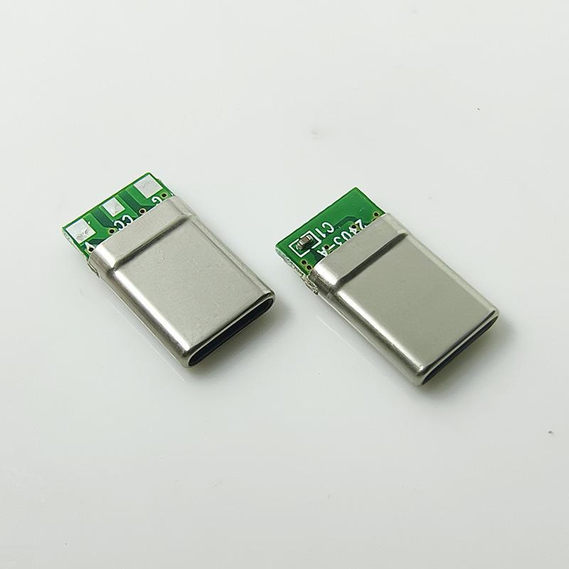 Type-C 3P Male Stretch Shell A5CC Protocol Pins for Laptop Power Adapter Fast Charging Plug