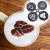 4 шт./компл. трафареты для кофе из нержавеющей стали, различные полые узоры, форма для латте, искусство капучино, шаблоны для декора торта