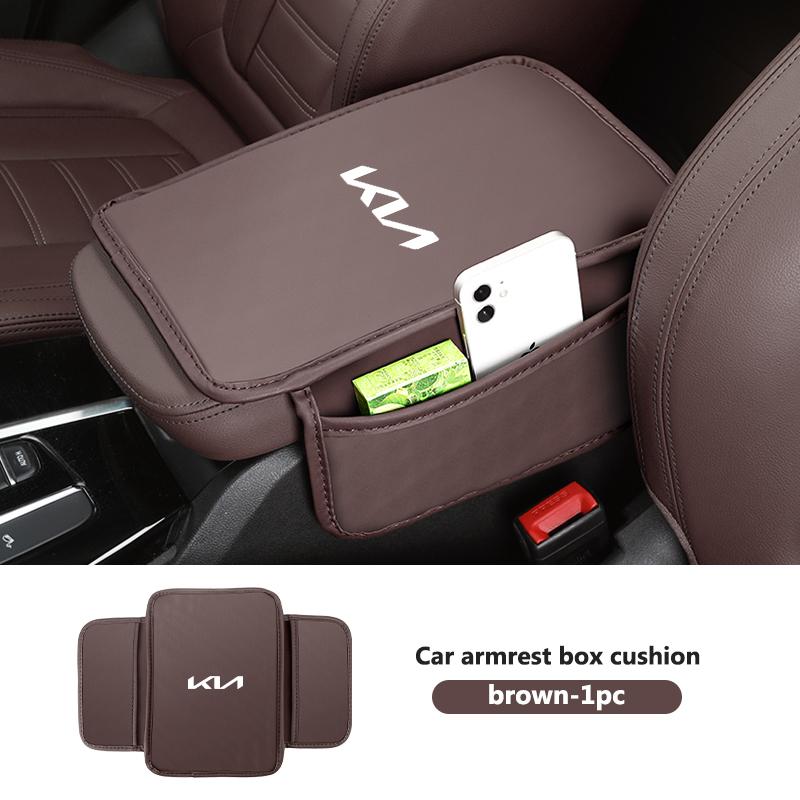 For KIA Car Armrest Box Elbow Support Seat Cushion Storage Bag Storage Accessories Cerato Soul Venga Forte Spectra Sedona Niro EB6