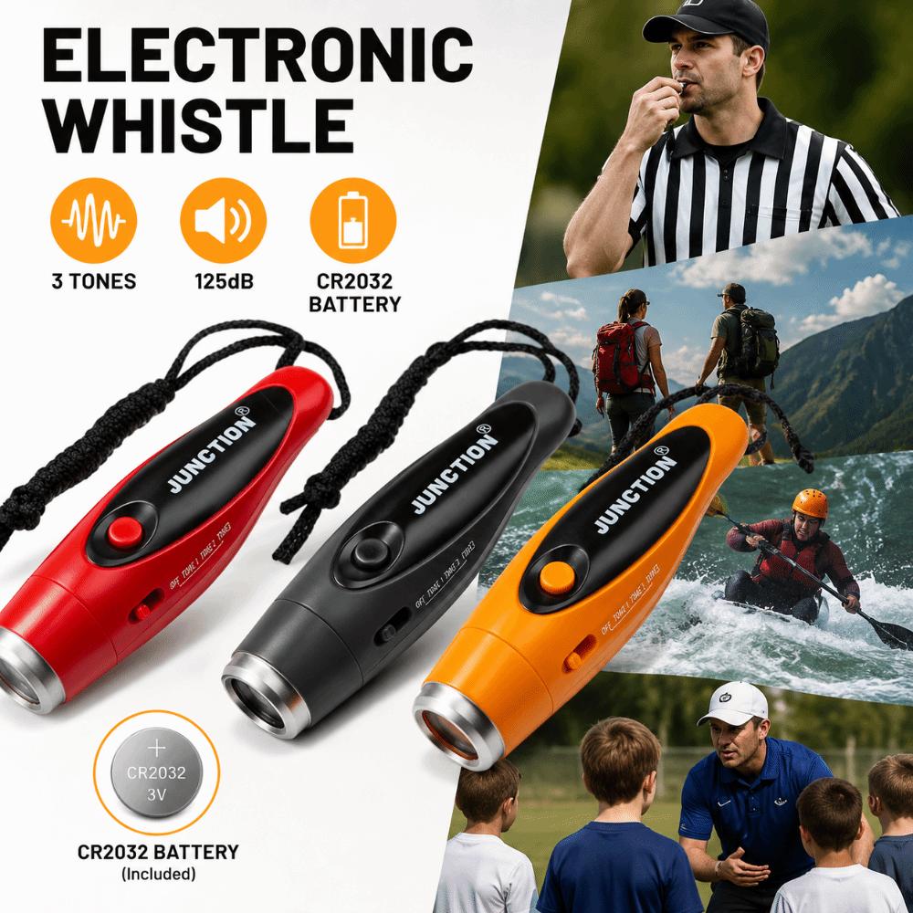 125dB Electronic Whistle Loud Referee Whistle Battery Training Whistle Pet Training