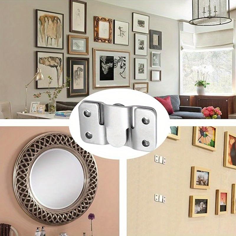 10 шт. кронштейны для скрытого монтажа, сверхпрочные вешалки для картин