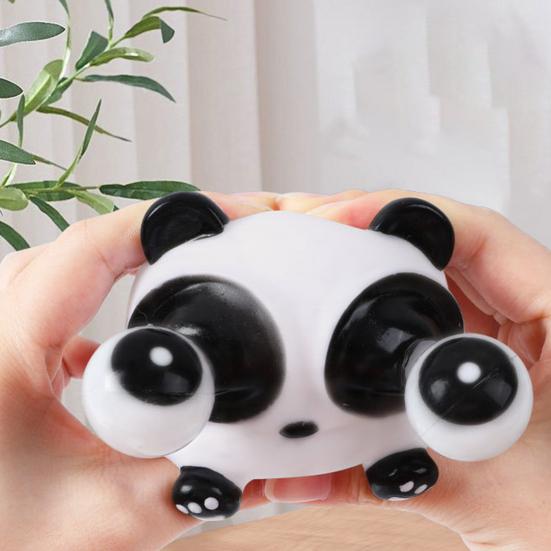 Портативная игрушка-панда, мягкая игрушка TPR, популярные милые животные, непоседа